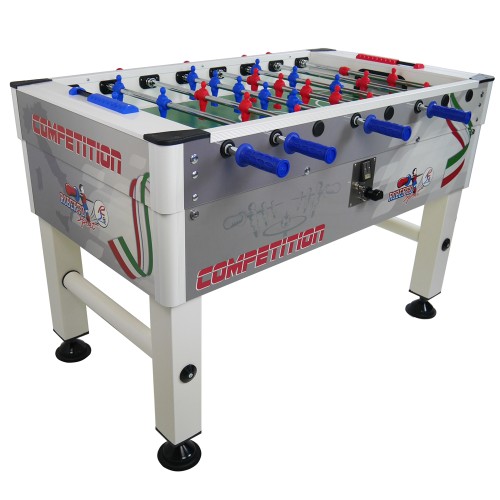 Table Football - Professional Laminated And Coin-operated Competition Foosball Table