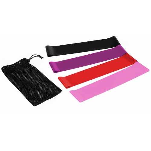 Pilates Fitness Equipment - Set Of 4 Loop Bands Sr-b Fitness Elastic Bands