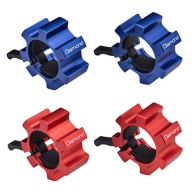 Pair Of Aluminum Weight Stops With Collar