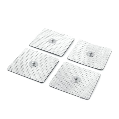 Electrostimulators Accessories - Pack Of 4 Square Clip Electrodes For Electrostimulators