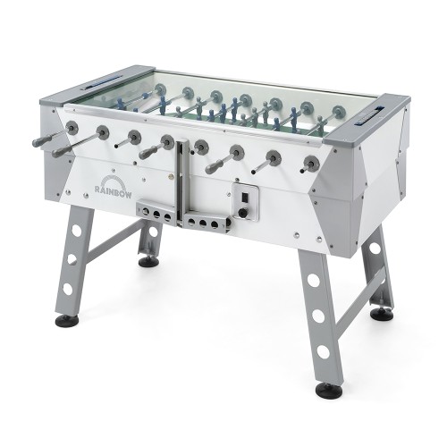 Outdoor football table - Table Football Rainbow + Glass Telescopic Rods Professional Table Football