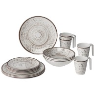 Melamine Dinnerware Set Lunch Box Kassandra 16pcs