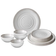 Melamine And Stone Crockery Set Midday Savana 12 Pieces