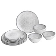 Midday Bellagio Melamine Dinnerware Set 12pcs