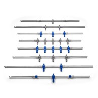 Complete Set Of Pass-through Rods For External Football Tables