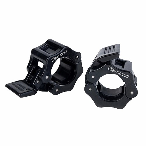 Gym accessories - Pair Of Weight Stops With Collar In Abs Diameter 30 Mm