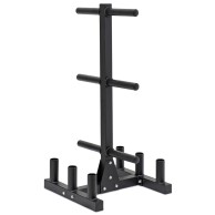 Disc Rack Bumper And Barbells 6 Arms 60 X 60 X 126 Cm
