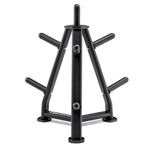 Weights Rack and Dumbbells - Olympic Disc Rack 9 Arms 60x60x100cm