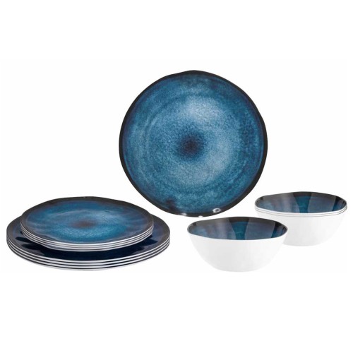 Tableware set - Midday Breeze Melamine Tableware Set 12pcs