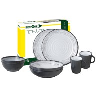 Melamine Tableware Set Tête-à-tête Granada 8pcs