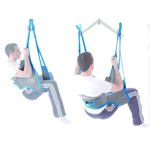Slings for patient lifters - Toilet Harness For Muevo Disabled Lift Without Headrest