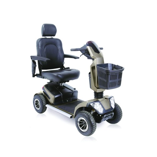 Scooters for the disabled - Electric 4-wheel 230 Electric Scooter For Disabled Elderly With Lights And Basket