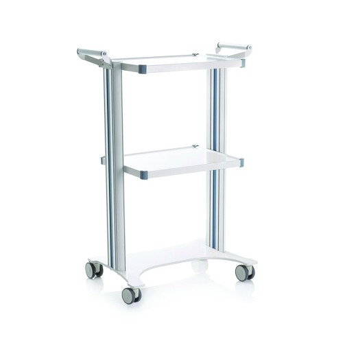 Sanitary trolleys - Carrello Polifunzionale Eolo Ripiano 40x50 Cm H100