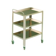 Stainless Steel Trolley For Dressings 60x40x80h 3 Shelves