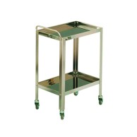 Stainless Steel Trolley For Dressing 70x50x80h 2 Shelves