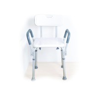 Wave Bath/shower Seat With Armrests And Backrest
