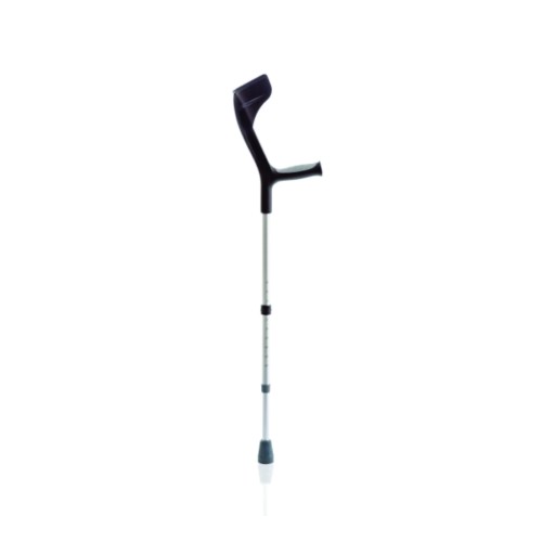 Crutches - Pair Of Crutches Forearm Soft Support Brio Black