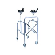 Clik Rp756a 4-wheel Anti-arm Foldable Rollator Walker For The Elderly