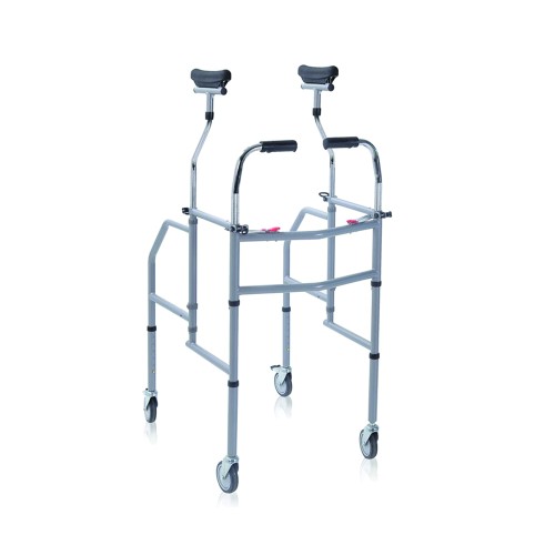 Rollator Walkers - Rp758s Folding Rollator Walker, 4-wheel Underarm Walker
