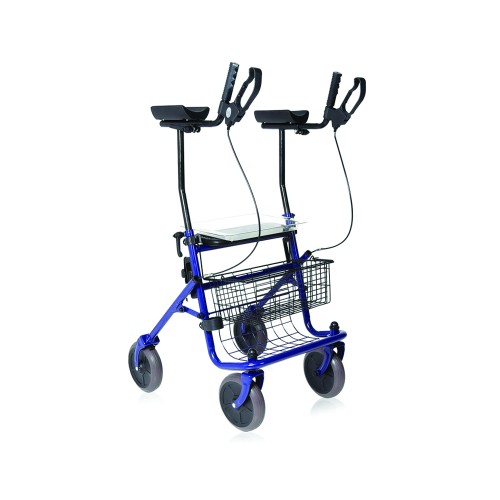 Rollator Walkers - Rollator Walker Folding Era Walker For Elderly Anti-arm 4 Wheels