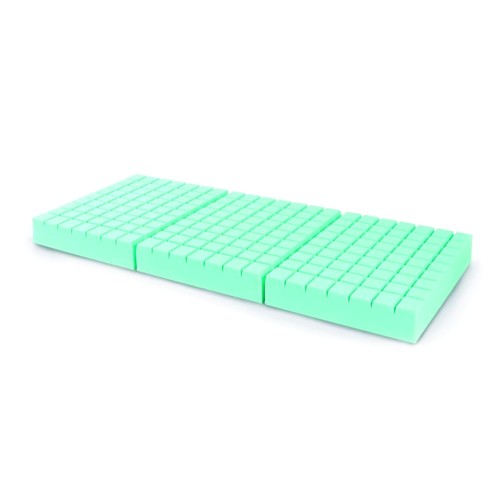 Anti-decubitus mattresses - Anti-decubitus Mattress In Fireproof Pu 1 Im Three Sections 190x85cm