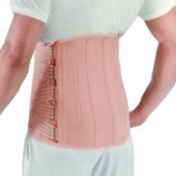 Lumbar Band Semi-rigid Corset With Lombofixo Stays Men H 36cm