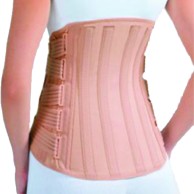 Lumbar Band Semi-rigid Fabric Corset Lombofixo 4.0 Woman H 38cm