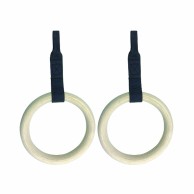 Kit Pair Of Wooden Rings With Straps For Fst Double