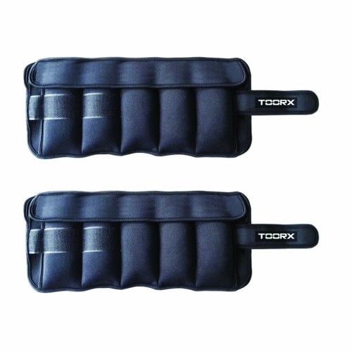 Pilates Fitness Equipment - Pair Of Weighted Wrist/ankle Braces With Removable Weights 2x2.5 Kg