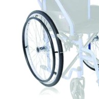 Pair Of Rear Pneumatic Wheels For Start Wheelchair
