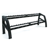 Round Dumbbell Rack 10 Pairs 236.6x75x81.5cm