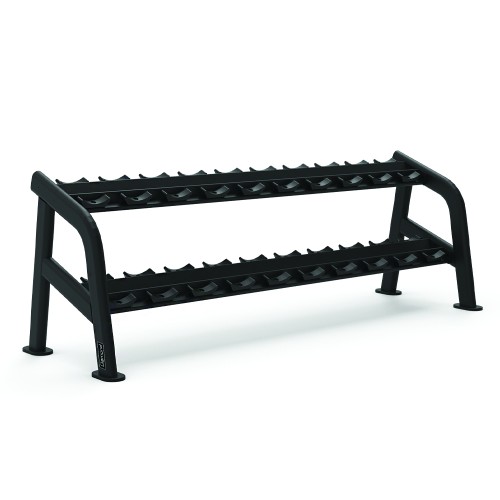 Weights Rack and Dumbbells - Round Dumbbell Rack 10 Pairs 242.2x66x94cm