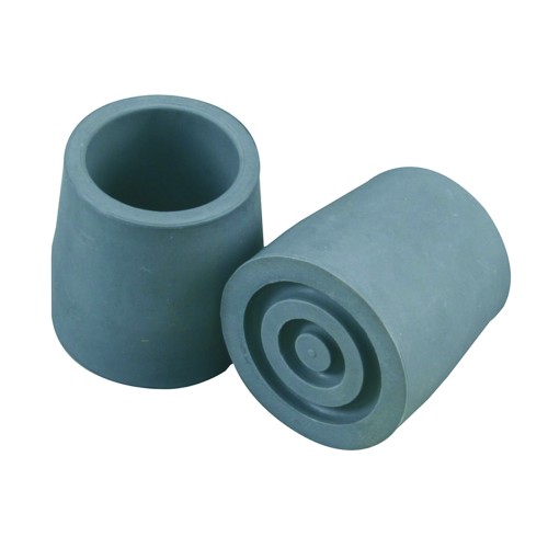 Accessories and spare parts for walkers - Kit Of 2 Pcs Gray Walker Tips Diameter 28mm