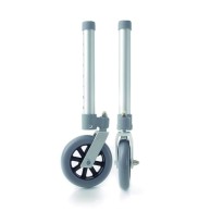 Pair Of Legs And Swivel Wheels For Underarm Walkers 12cm 8 Holes