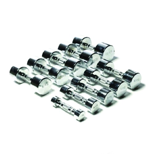 Handlebars - Chrome Dumbbell Set From 1 To 10kg