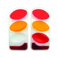 2 Plastic Right And Left Headlights