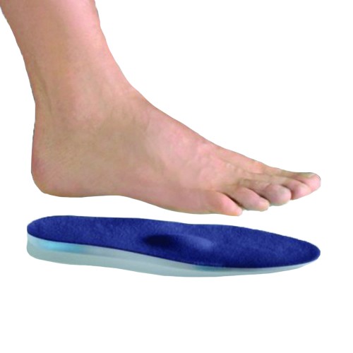 Orthopedic insoles and insoles - Silicone Footbed With Prt-01 Fabric Cover