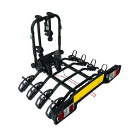 Universal Tiltable Bike Rack For Parma Tow Hook For 4 Bikes