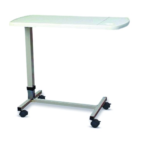 Hospital Tables - Adjustable Serving Table With Wheels D125 For Elderly Hospital Bed
