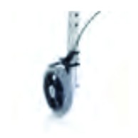 Pair Of 8-hole Swivel Wheels With Brake For Rp741 Elderly Walker