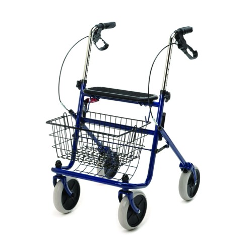 Rollator Walkers - Ca880 Folding Rollator Walker For Elderly Disabled 4 Wheels