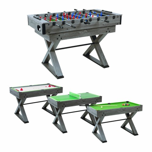 Indoor football table - 9 In One Multi-game Table Foosball Table Football Retractable Rods 