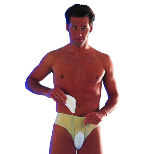 Hernia briefs and belts - Adjustable Cotton Ernius Inguinal Hernia Belt