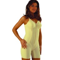Body Shaper Cotton Confort Bermuda + Zipper Cup C Champagne