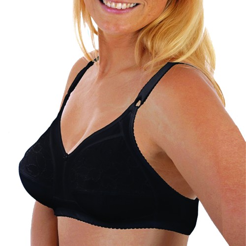 Bras - Athena Plus Size Classic Bra C Cup Black