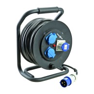 Drummer Rubber 25m Cee + 4 Schuko Electrical Cable 