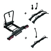 Portabici Da Gancio Traino Saturn Pieghevole Per 2 E-bike + 1 Bici