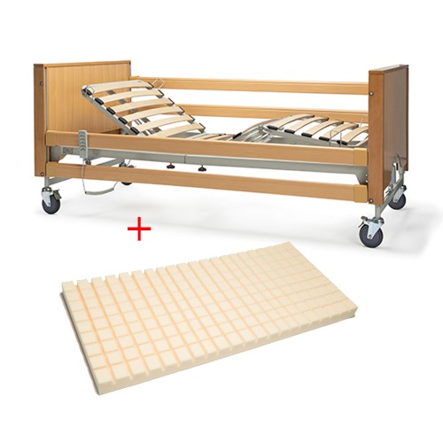 Inpatient beds - Electric Orthopedic Hospital Bed For Disabled People A8936a + Ventilated Mattress