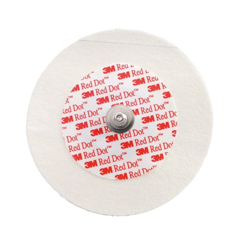 Electrocardiographs - Red Dot Electrode With 6cm Micropore Holder, Pack Of 20 Sachets