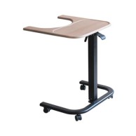 Hospital Overbed Table With Wheelchair Base